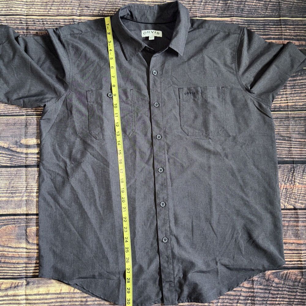 Orvis Classic Collection Button Shirt Mens XL Hiking Fishing Outdoor Short Slv - Picture 4 of 5